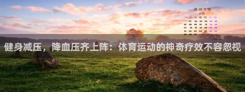 ug环球官网登录入口：健身减压，降血压齐上阵：体育运动的神奇疗效不容忽视